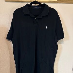 Polo by Ralph Lauren Men's Black Polo Shirt